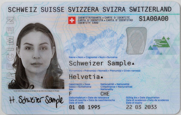 Muster-ID-Vorderseite